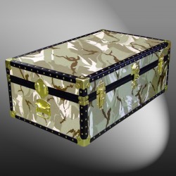 08-145 DS DESERT STORM CAMO 33 Cabin Storage Trunk with ABS Trim