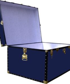 Alternative view of 01-143 R NAVY Super Jumbo Storage Trunk with ABS Trim