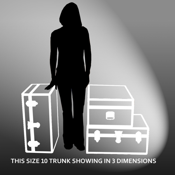 10-142 DS DESERT STORM CAMO 27 Cabin Storage Trunk with ABS Trim - Image 3