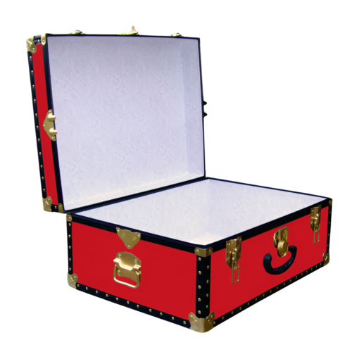 10-081 R RED 27 Cabin Storage Trunk with ABS Trim - Image 2
