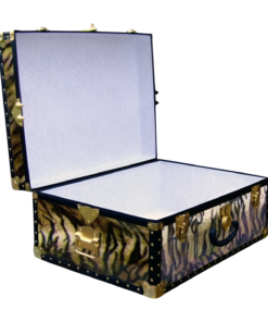 Alternative view of 10-182 TI FAUX TIGER 27 Cabin Storage Trunk with ABS Trim