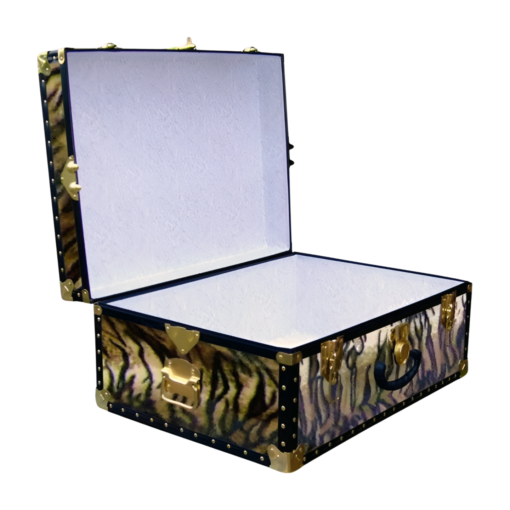 10-182 TI FAUX TIGER 27 Cabin Storage Trunk with ABS Trim - Image 2