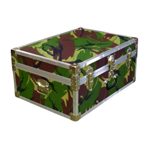 10-139 JCE JUNGLE CAMO 27 Cabin Storage Trunk with Alloy Trim