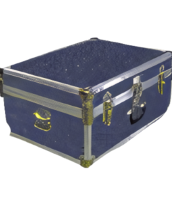 10-132 DE DENIM27 Cabin Storage Trunk with Alloy Trim