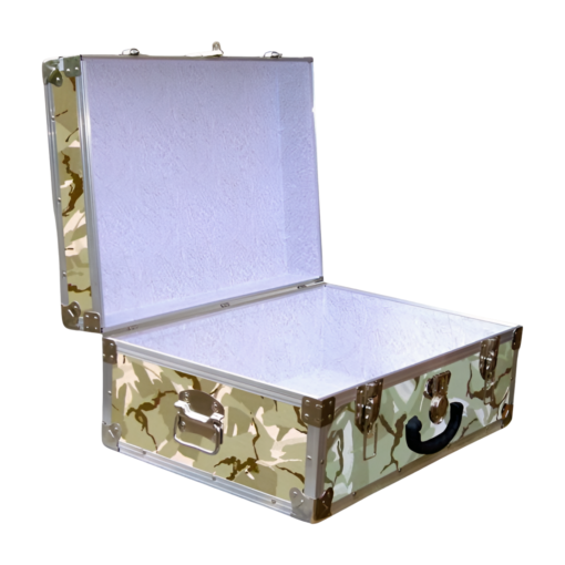 11-140 DSE DESERT STORM CAMO 24 Storage Trunk Case with Alloy Trim - Image 2