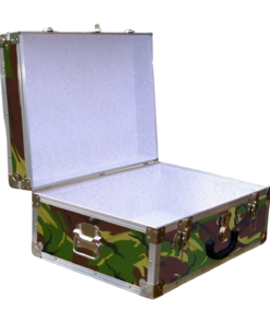 Alternative view of 11-136 JCE JUNGLE CAMO 24 Storage Trunk Case with Alloy Trim