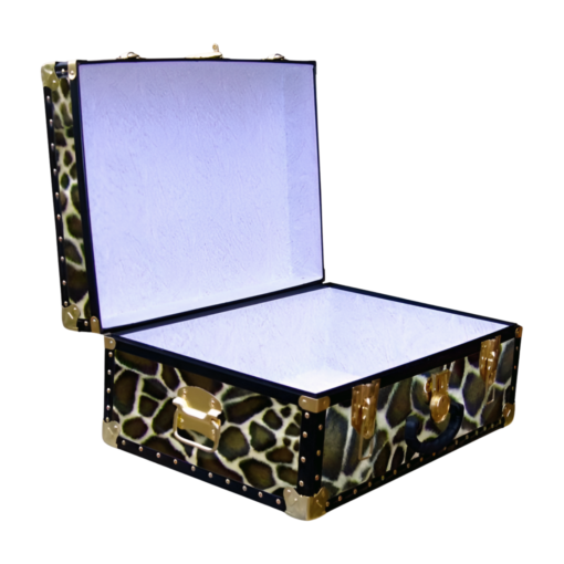 11-170 G FAUX GIRAFFE 24 Storage Trunk Case with ABS Trim - Image 2