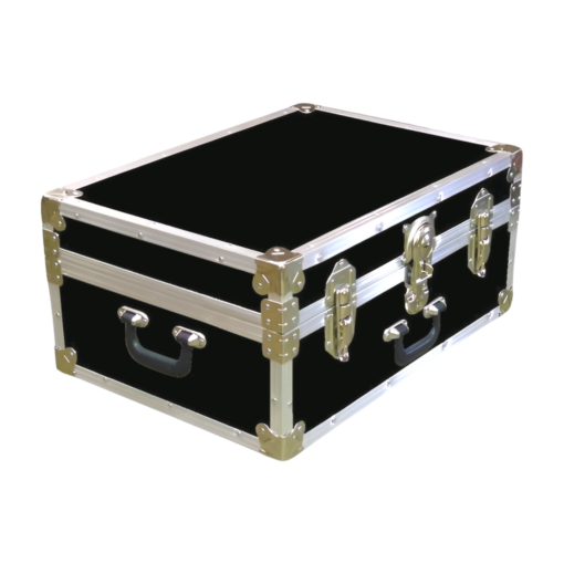 11-088 RE BLACK 24 Storage Trunk Case with Alloy Trim