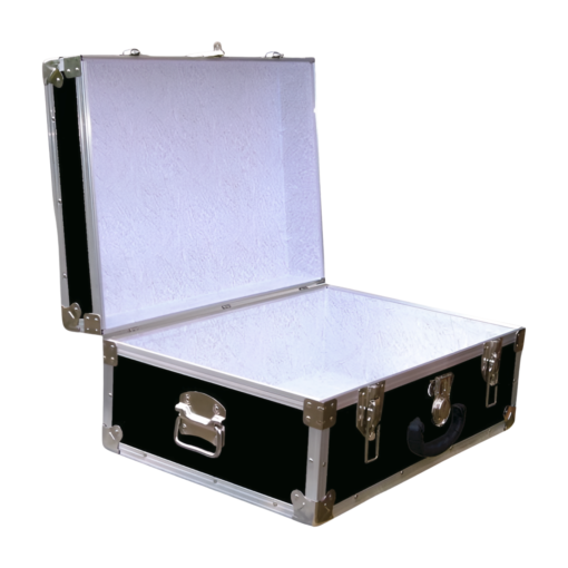 11-088 RE BLACK 24 Storage Trunk Case with Alloy Trim - Image 2
