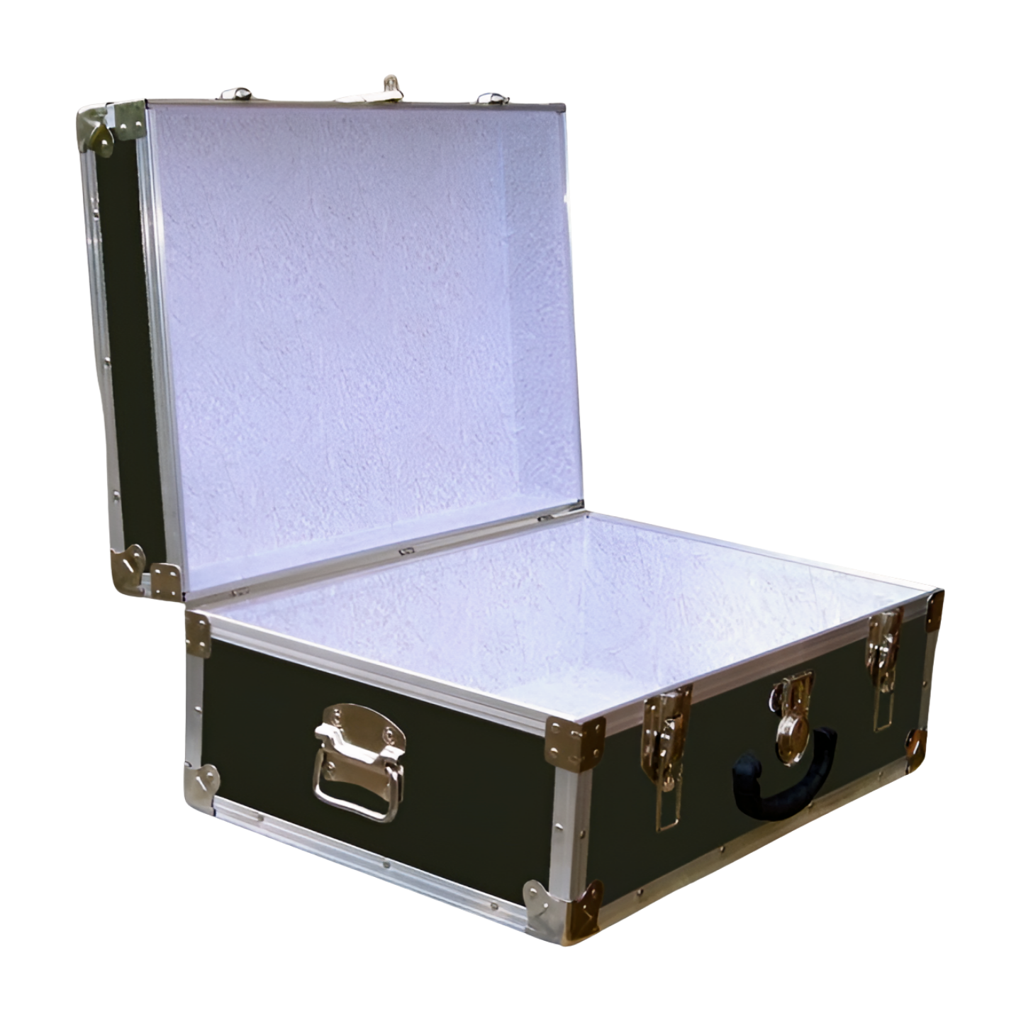 11-084 RE OLIVE 24 Storage Trunk Case with Alloy Trim - Image 2