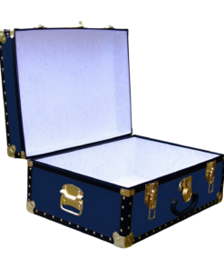 Alternative view of 11-081 R NAVY 24 Storage Trunk Case with ABS Trim