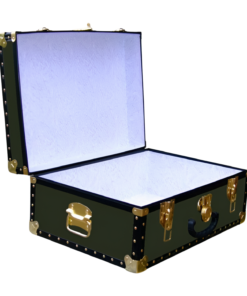 Alternative view of 11-078 R OLIVE 24 Storage Trunk Case with ABS Trim