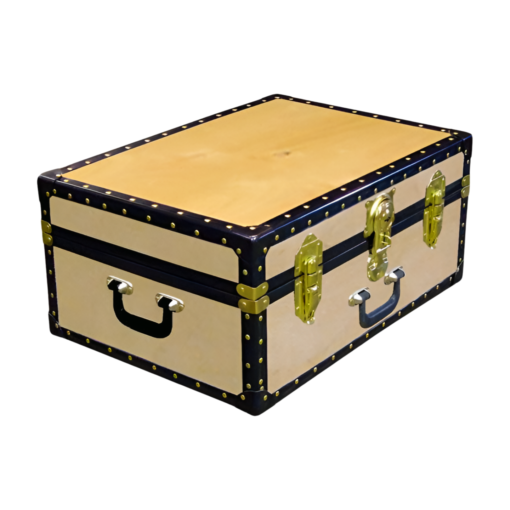 11-069 W WOOD 24 Storage Trunk Case with ABS Trim