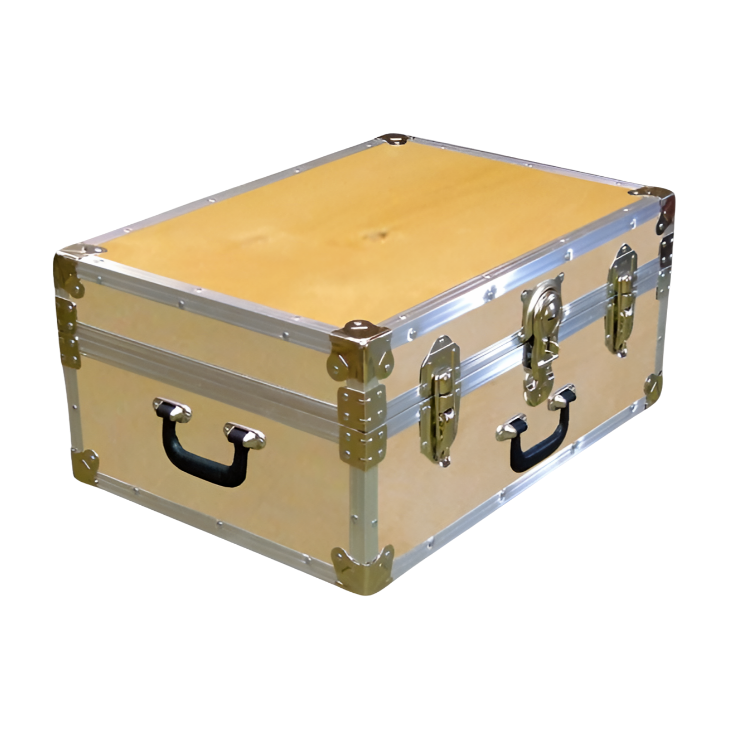11-070 WE WOOD 24 Storage Trunk Case with Alloy Trim