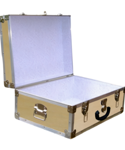 Alternative view of 11-070 WE WOOD 24 Storage Trunk Case with Alloy Trim