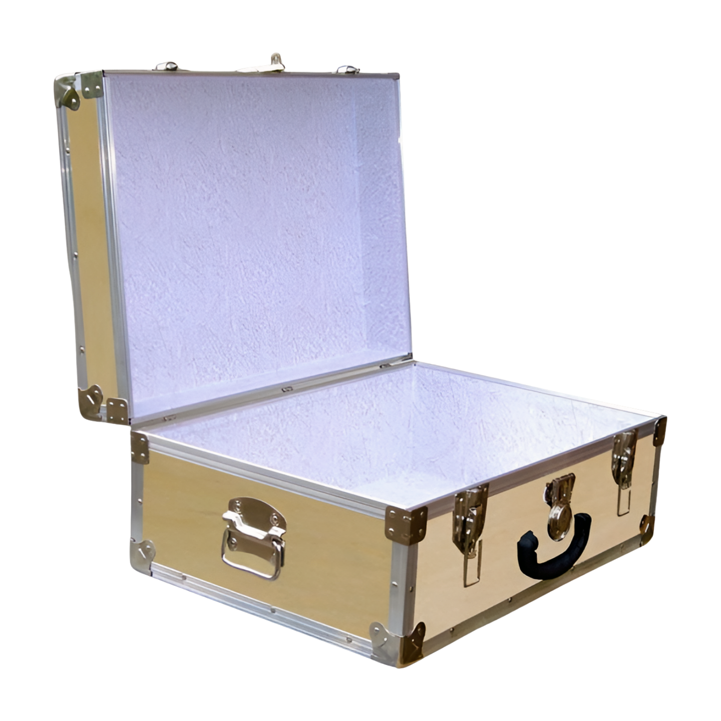 11-070 WE WOOD 24 Storage Trunk Case with Alloy Trim - Image 2