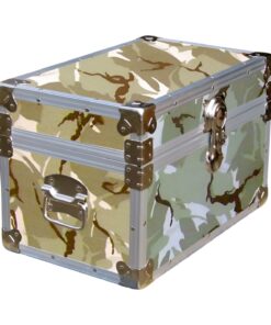 12-067.5 DSE DESERT STORM CAMO Tuck Box Storage Trunk with Alloy Trim