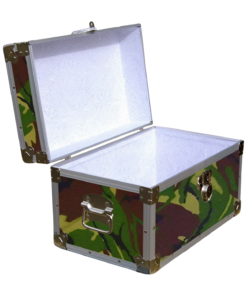 Alternative view of 12-066.5 JCE JUNGLE CAMO Tuck Box Storage Trunk with Alloy Trim