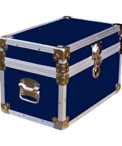 12-060.5 RE NAVY Tuck Box Storage Trunk with Alloy Trim