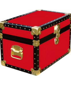 12-056.5 R RED Tuck Box Storage Trunk with ABS Trim