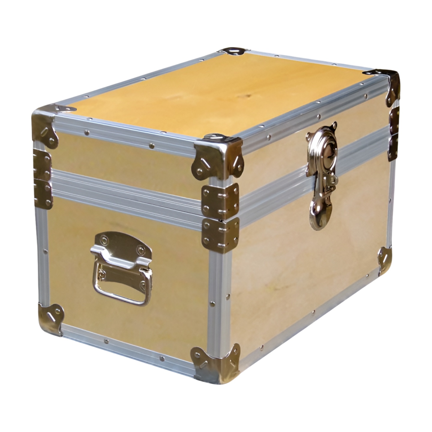 12-047 WE WOOD Tuck Box Storage Trunk with Alloy Trim
