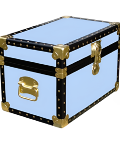 12-068.5 SKY BLUE VINYL Tuck Box Storage Trunk with ABS Trim