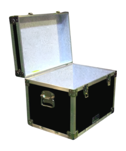 Alternative view of 13A-086 RE BLACK XL Tuck Box Storage Trunk with Alloy Trim