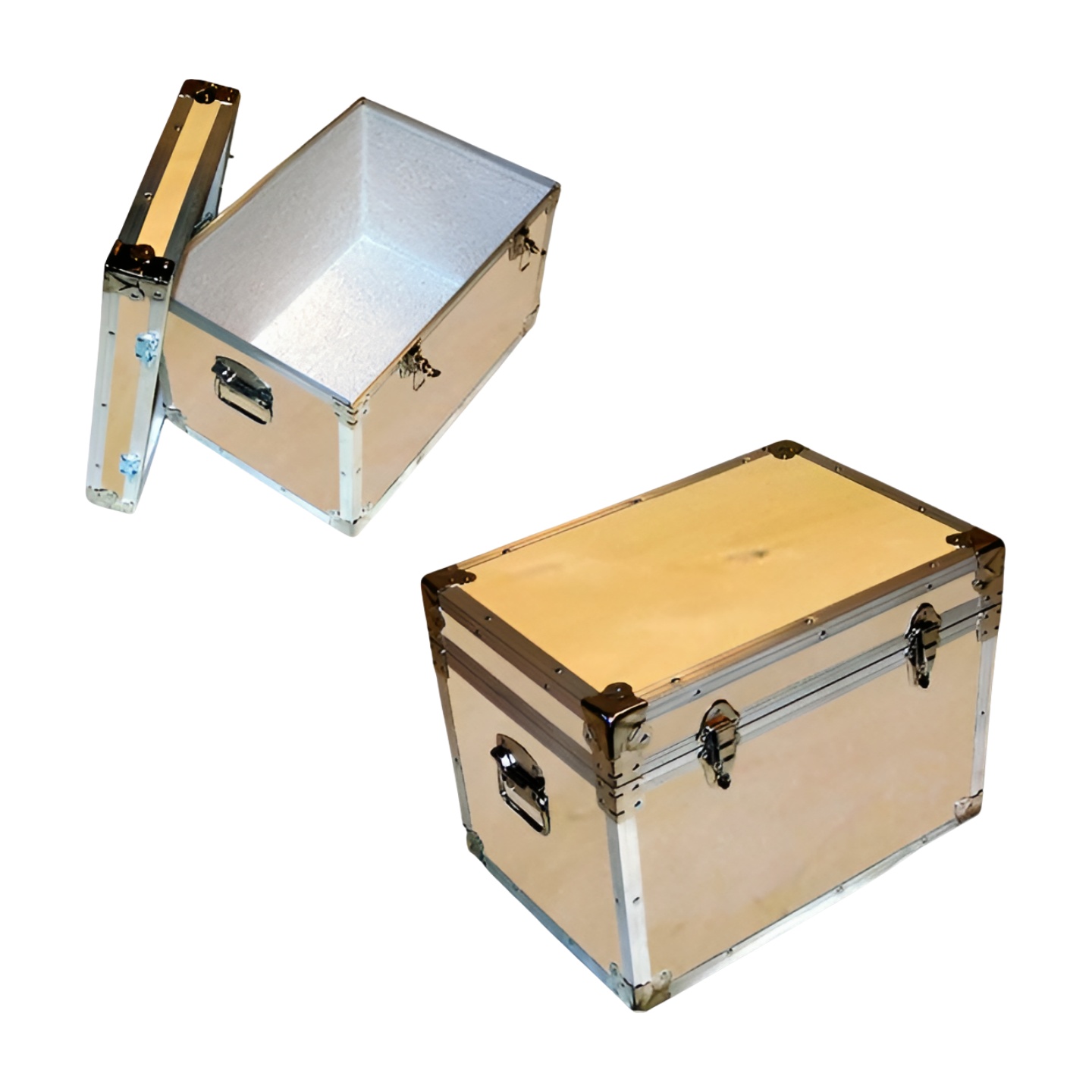 13-069 WE WOOD LP 150 Storage Trunk with Alloy Trim