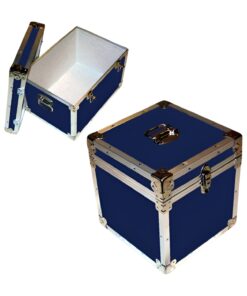 14-077 RE NAVY LP 100 Storage Trunk with Alloy Trim