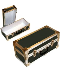 16-070 RE OLIVE Single 100 Storage Trunk with Alloy Trim