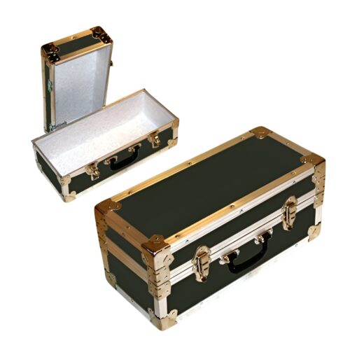 16-070 RE OLIVE Single 100 Storage Trunk with Alloy Trim