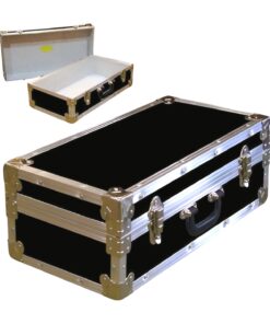 18-077 RE BLACK CD 100 Storage Trunk with Alloy Trim