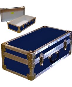 18-076 RE NAVY CD 100 Storage Trunk with Alloy Trim