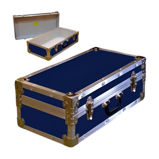 18-076 RE NAVY CD 100 Storage Trunk with Alloy Trim
