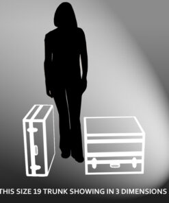 Alternative view of 19-086 RE NAVY CD 200 Storage Trunk with Alloy Trim