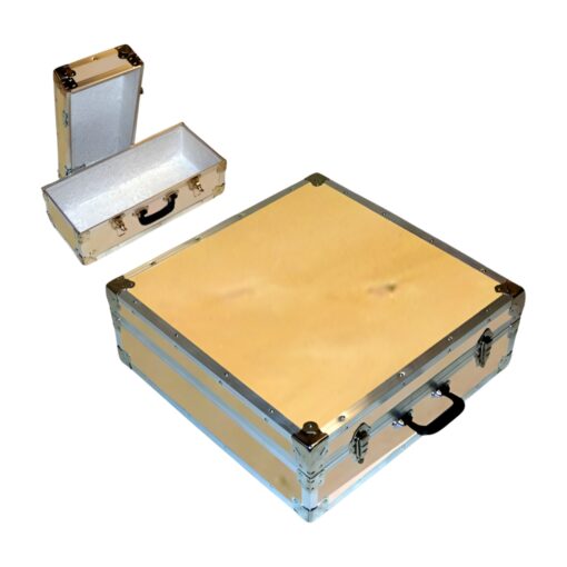 19-069 WE WOOD CD 200 Storage Trunk with Alloy Trim