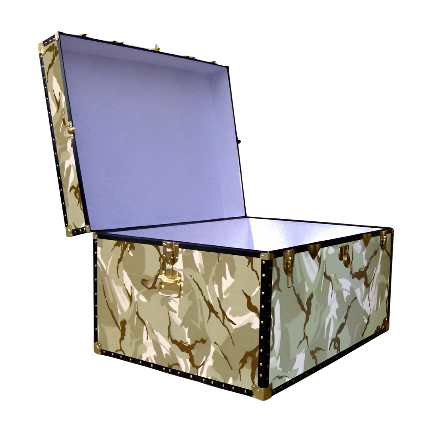 02-174 DS DESERT STORM CAMO Jumbo Storage Trunk with ABS Trim - Image 2