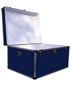 Alternative view of 01-149 RE NAVY Super Jumbo Storage Trunk with Alloy Trim