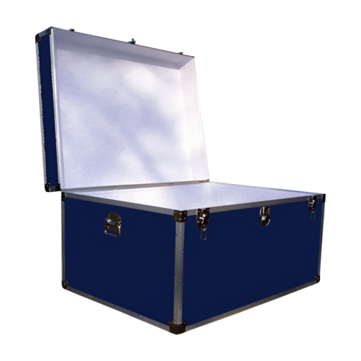 01-149 RE NAVY Super Jumbo Storage Trunk with Alloy Trim - Image 2