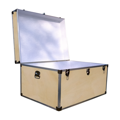 01-135 WE WOOD Super Jumbo Storage Trunk with Alloy Trim - Image 2