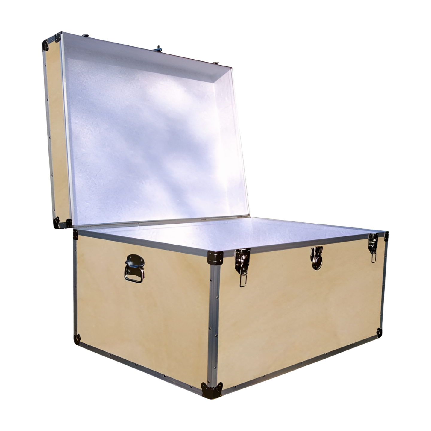 02-125 WE WOOD Jumbo Storage Trunk with Alloy Trim - Image 2