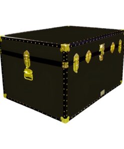 01-140 R OLIVE Super Jumbo Storage Trunk with ABS Trim