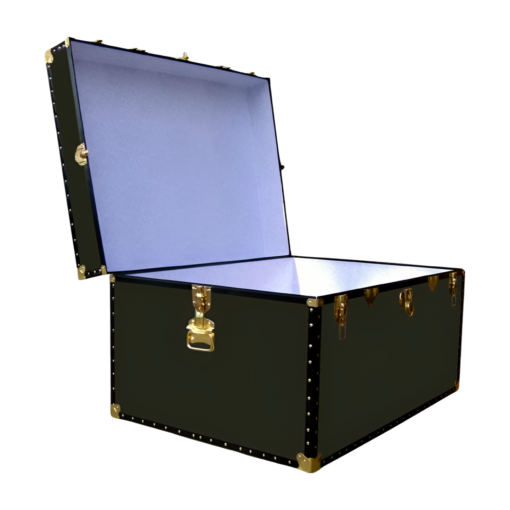 02-130 R OLIVE Jumbo Storage Trunk with ABS Trim - Image 2