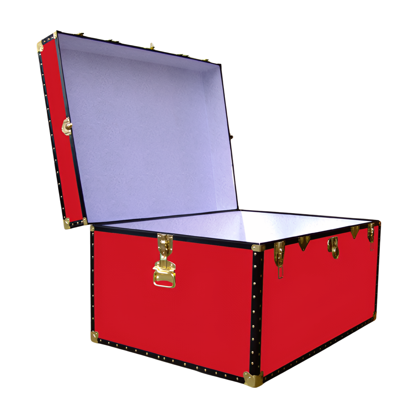 02-131 R RED Jumbo Storage Trunk with ABS Trim - Image 2