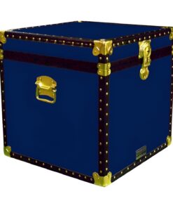 20-093 R NAVY Cube Storage Trunk with ABS Trim