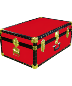 10-081 R RED 27 Cabin Storage Trunk with ABS Trim
