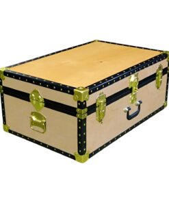 10-072 W WOOD 27 Cabin Storage Trunk with ABS Trim