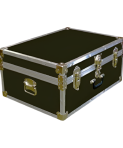 10-086 RE OLIVE 27 Cabin Storage Trunk with Alloy Trim