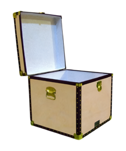Alternative view of 20-083 W WOOD Cube Storage Trunk with ABS Trim