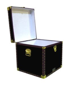 Alternative view of 20-094 R BLACK Cube Storage Trunk with ABS Trim